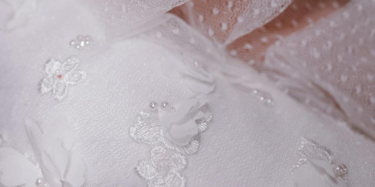 Wedding dress fabric